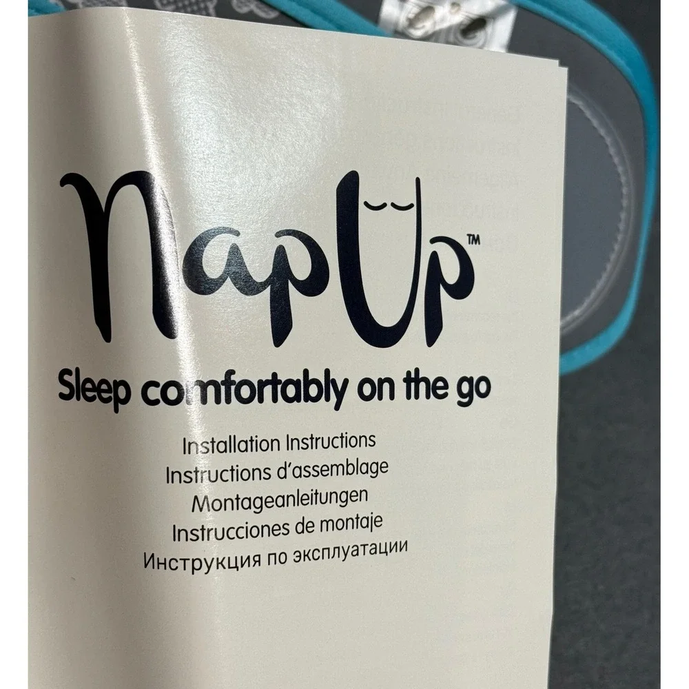 Nap Up The Original Child‎ Head Support Strap Safe Sleep On The Go Car Seat Blue